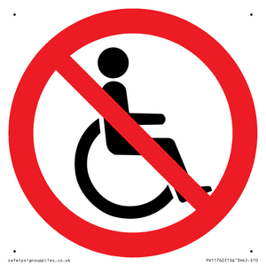 P914 Prohibition: No disabled access